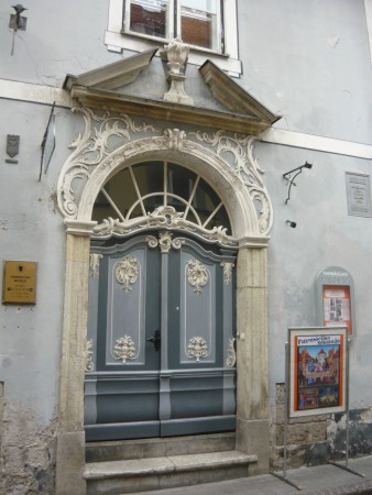 Belvárosi ház kapuja